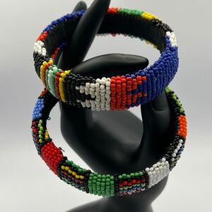 South African Beaded Bangles (2)
